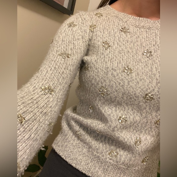 XS Banana Republic Knit Sweater with Jewels - Picture 3 of 4
